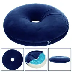 PERUMASSAGE - Cojín para Coxis tipo Picarón Viscoelastico con Gel y Funda