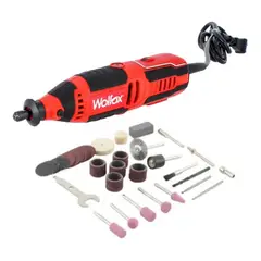 WOLFOX - Multiherramienta 1/8" 135 W 36000 Rpm con 40 Accesorios WF1396
