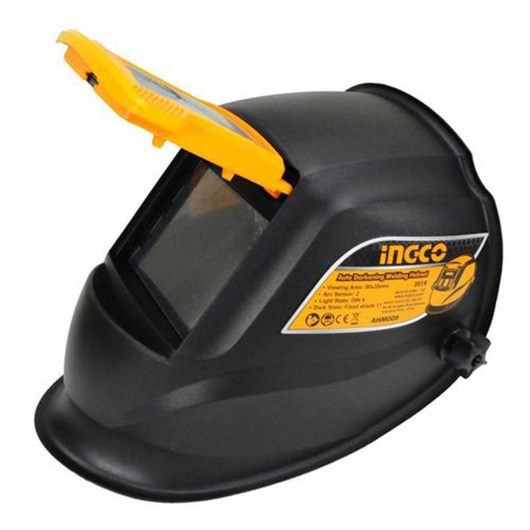 CASCO PARA SOLDAR VISOR FOTOSENSIBLE AUTOMÃTICO 90Ã—35MM INGCO - AHM009