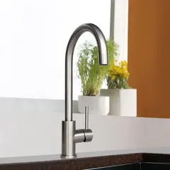 VAINSA - Grifería Mezcladora Monocomando lavadero Pico B Inox