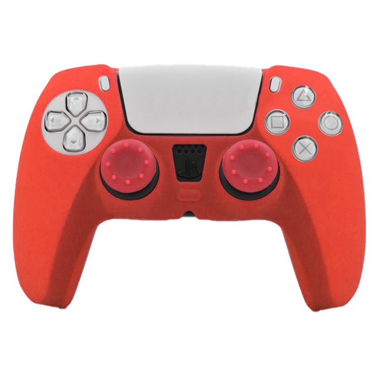 Funda de Silicona para mando de PS5 - Rojo