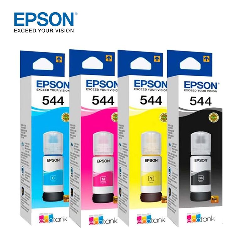 Kit 4 Tintas 544 – Black, Yellow, Cyan y Magenta