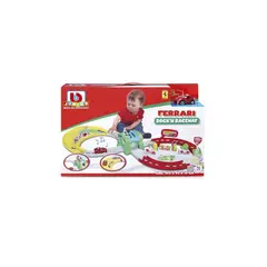BB JUNIOR - Juguete de Bebé Auto Ferrari Pista de Carrera + Autito