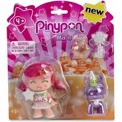 PINYPON - Estrella rosa con unicornio