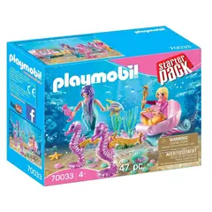 PLAYMOBIL - Starterpack Carruajes Caballitos de Mar