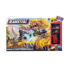 TEAMSTERZ - Juguete Pista con Lanzador Monstruo Tormenta de Arena