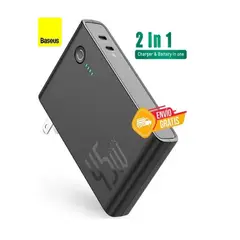BASEUS - Bateria portatil 10000mah 45w gan charger 2