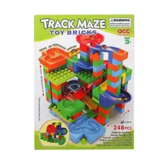 GENERICO - Juego de construcción bloques track maze 248pc
