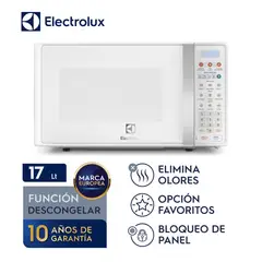 ELECTROLUX - Horno Microondas 17L Blanco - EMDO17S2GSRUW