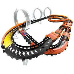 WAVE RACERS - Juguete Pista de Carrera Mega Match 3 Loops Aéreos