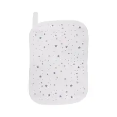 SOFT BABY LUXURY COTTON - BABITA SOFT ESTRELLITAS CELESTES CON BEIGE