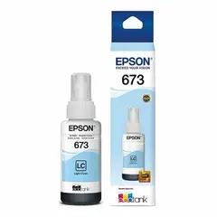 EPSON - Botella de Tinta 673 Cyan Light T673520
