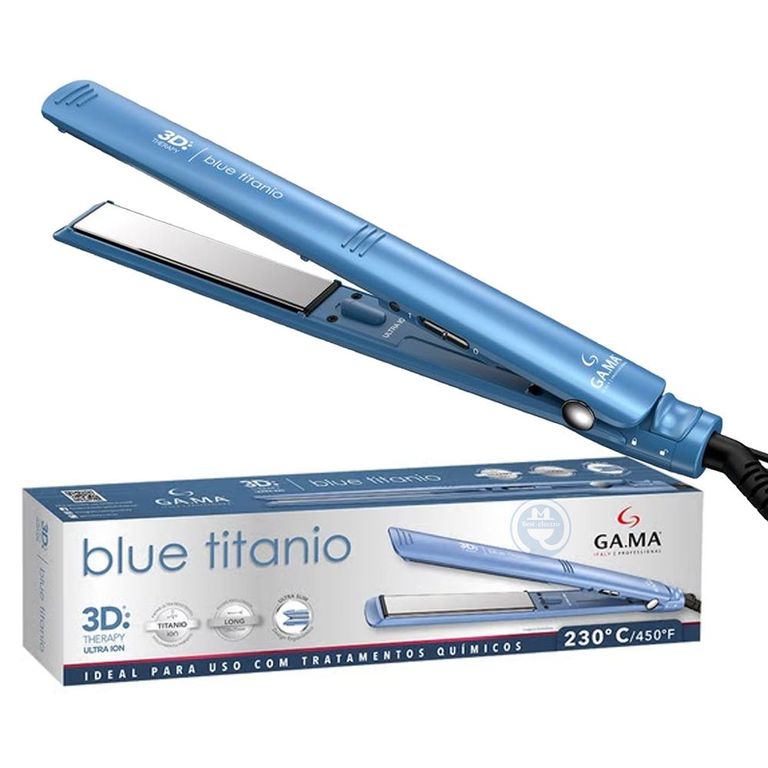 Plancha Alisadora 3D Blue Titanio BECHS0000002426 Azul