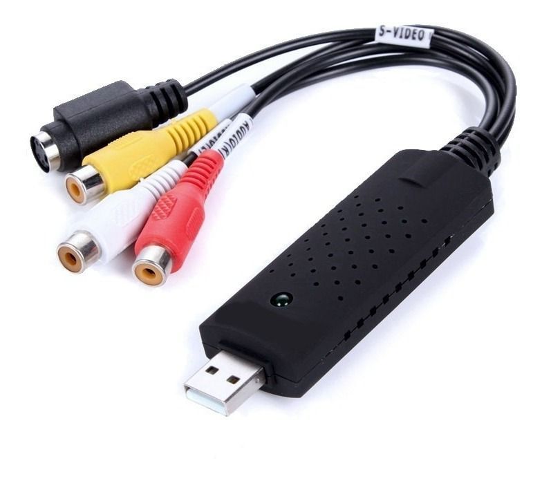 Capturador De Video Sonido RCA Análogo a USB PC Laptop Notebook