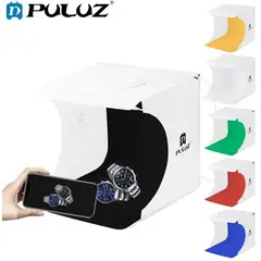 PULUZ - Caja de luz para Fotografía Fotoestudio con 2 barras LED 22cm