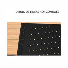 GENERICO - Regla Plastica Medición de ángulo de inglete 3D 45 / 90 grados