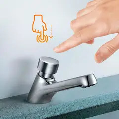 VAINSA - Llave para Lavatorio Temporizada - Hecho en Bronce con Cierre Automático