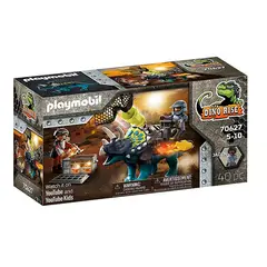 PLAYMOBIL - Dino Rise Triceraptos Disturbios por las Piedras