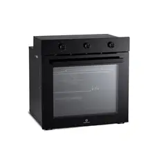 INDURAMA - Horno a Gas Empotrable de 75L HEI-75NGP Negro