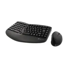 KLIP XTREME - Teclado y Mouse inalámbrico KlipXtreme ergonomico