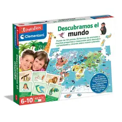 CLEMENTONI - JUEGO EDUCATIVO, DESCUBRAMOS EL MUNDO