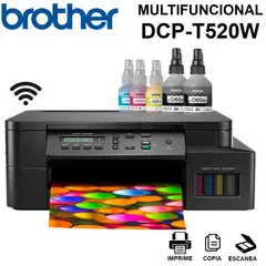 BROTHER - Impresora Multifuncional DCP-T520W WiFi