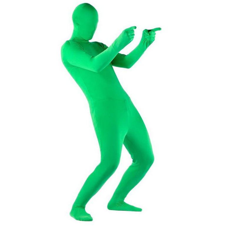 Traje Croma Verde para Producción Fotografía Video Unisex 180 cm