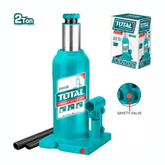 TOTAL TOOLS - GATA HIDRÃšLICA TIPO BOTELLA 2T VALVULA DE SEGURIDAD TOTAL - THT109022