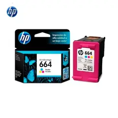 HP - Cartucho de Tinta 664 TRICOLOR F6V28AL
