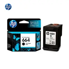 HP - Cartucho de Tinta 664 NEGRO F6V29AL