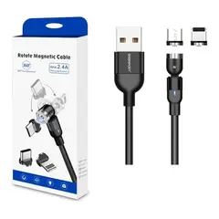 GENERICO - Cable Magnetico 2A Greenport Negro 2 metros