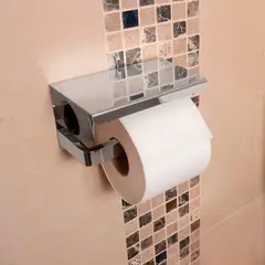 VAINSA - Porta papel Con Repisa Glamour