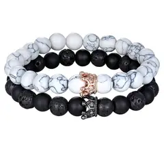 GENERICO - Pulsera de Piedra para Hombre