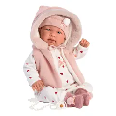 MUÑECAS REBORN - Bebé Tina Llorón 44 cm