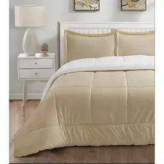 TEFI HOME - Edredón Sherpa Beige KING