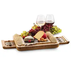 SIN BARROTES - Tablas de Quesos y Charcuteria de Bambu CB4