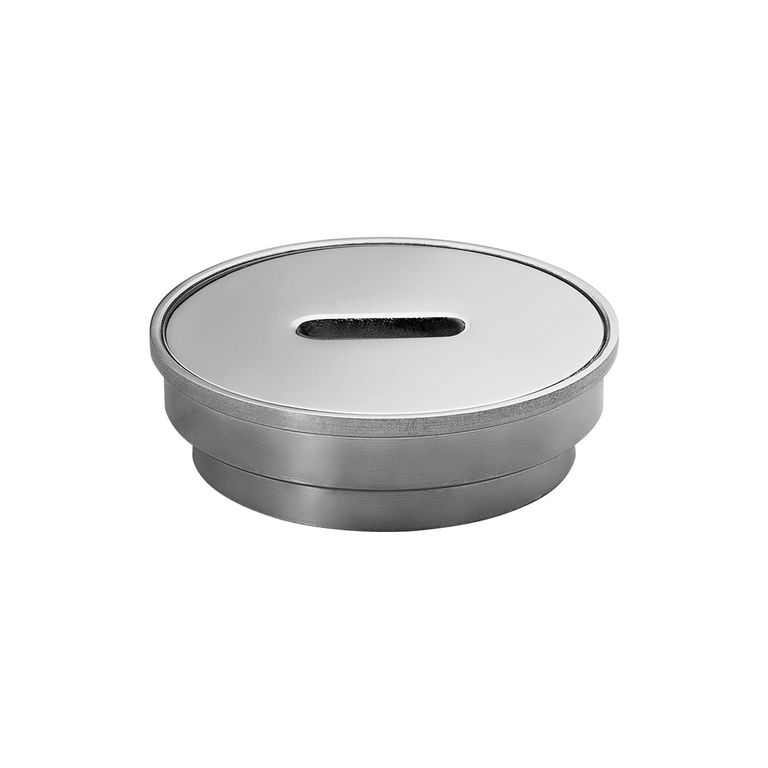 Registro 2 pulgadas o 5 cm redondo acero inox