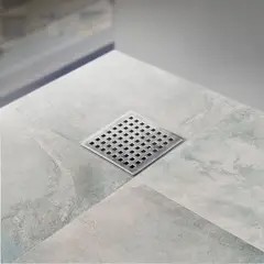 VAINSA - Sumidero 4" decorativo acero inox