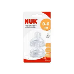 NUK - Tetina Silicona First Choice Para Leche Talla M 0-6meses