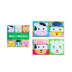 CUENTA OVEJAS - Libro Sensorial De Tela Con Rompecabeza Bebes De La Granja