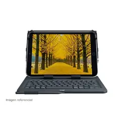 LOGITECH - Funda con Teclado para Tablet Universal Folio 10 Bluetooth