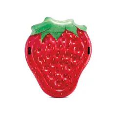 INTEX - - Colchoneta Inflable Fresa -168 x 142 cm