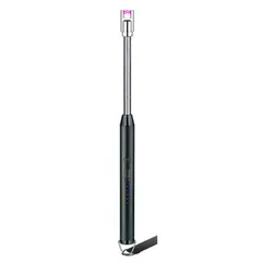 GENERICO - ENCENDEDOR ELECTRONICO RECARGABLE CON USB NEGRO