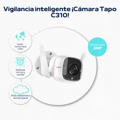 TP LINK - Cámara de seguridad TP-Link para exteriores tapo c310 con resoluciòn 2k