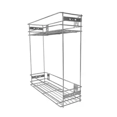 MAS CASA MOBILIARIO Y ACCESORIOS - Botellero condimentero extraíble cromado módulo 20cm