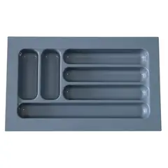 MAS CASA MOBILIARIO Y ACCESORIOS - Separador de cubiertos Más Casa Perú de 30 cm x 48.5 cm color gris