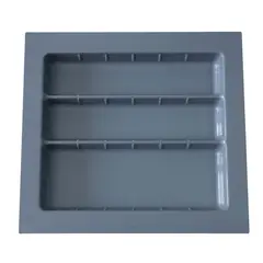 MAS CASA MOBILIARIO Y ACCESORIOS - Organizador de cucharones y espátulas de 44 cm x 48 cm color gris