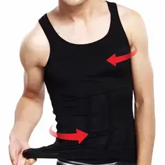 NATURELL - Camiseta de Compresion en Abdomen y Espalda