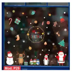 GENERICO - PEGATINA NAVIDEÑA BIENVENIDA NAVIDAD P29