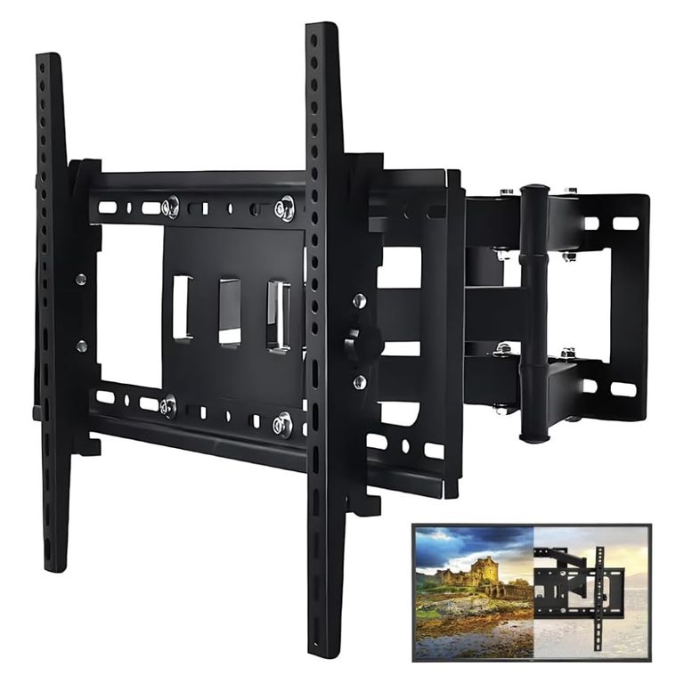 Rack Plegable Para Tv LCD LED 40-80 Doble Brazo Inclinable